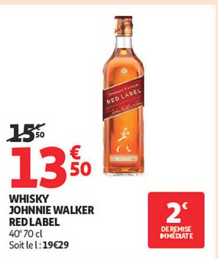WHISKY JOHNNIE WALKER RED LABEL