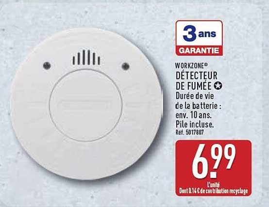 WORKZONE® DÉTECTEUR DE FUMÉE