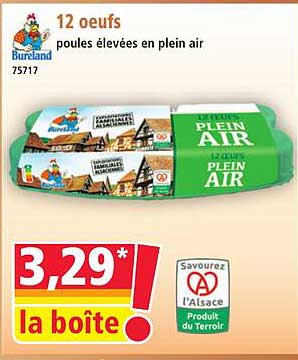 12 oeufs poules élevées en plein air