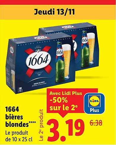 1664 bières blondes