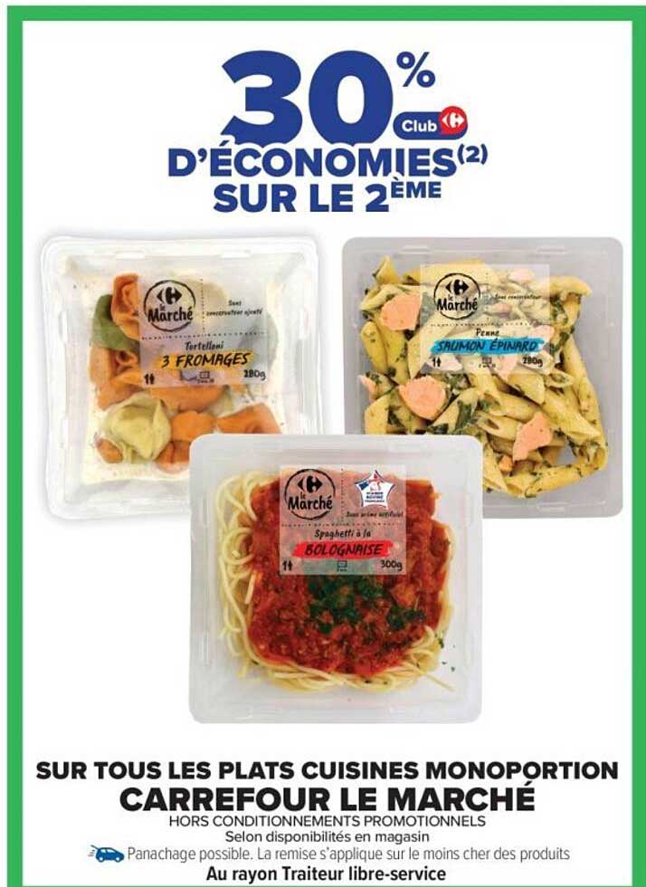 30 % D'ÉCONOMIES SUR LE 2ÈME