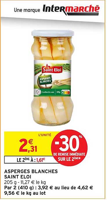 ASPERGES BLANCHES SAINT ELOI