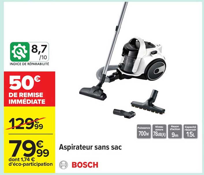 Aspirateur sans sac