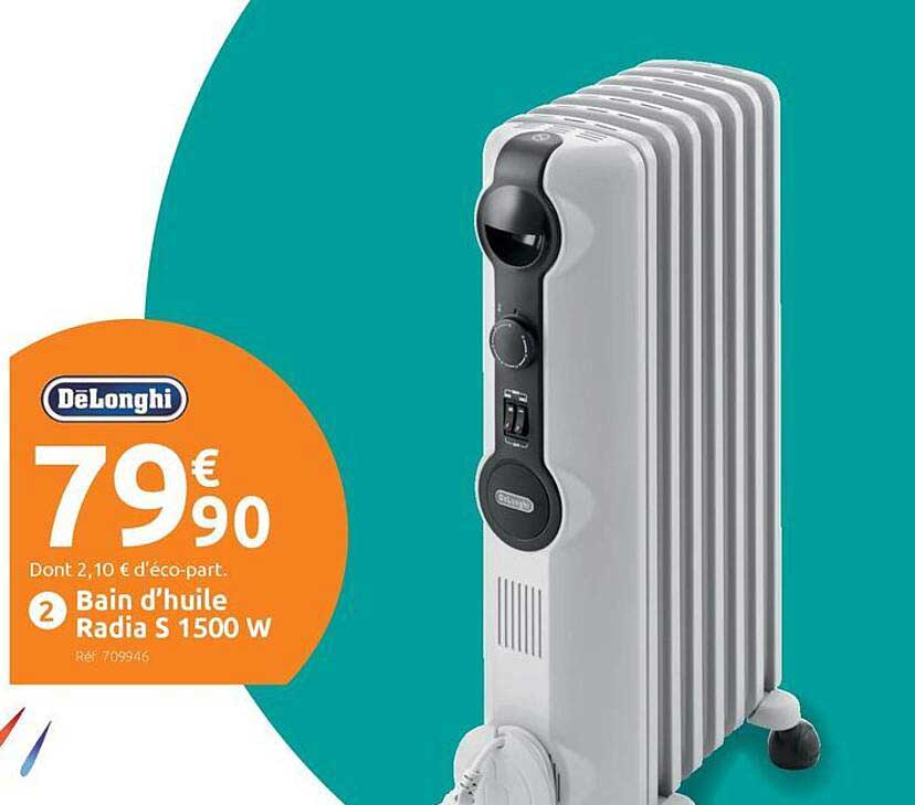 Bain d'huile Radia S 1500 W