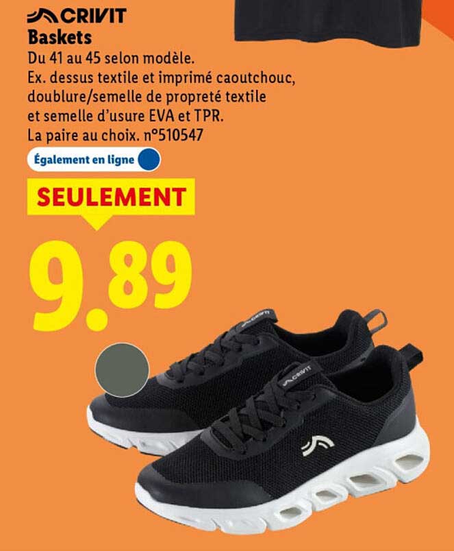 Baskets CRIVIT