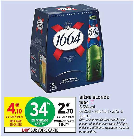 BIÈRE BLONDE 1664