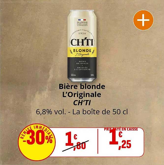 Bière blonde L'Originale CH'TI