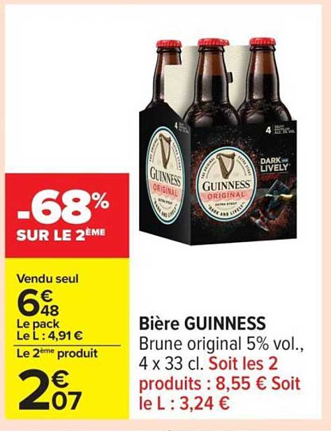 Bière GUINNESS