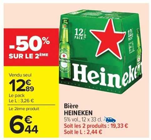 Bière HEINEKEN