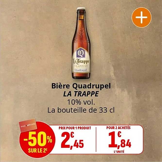 Bière Quadruppel LA TRAPPE
