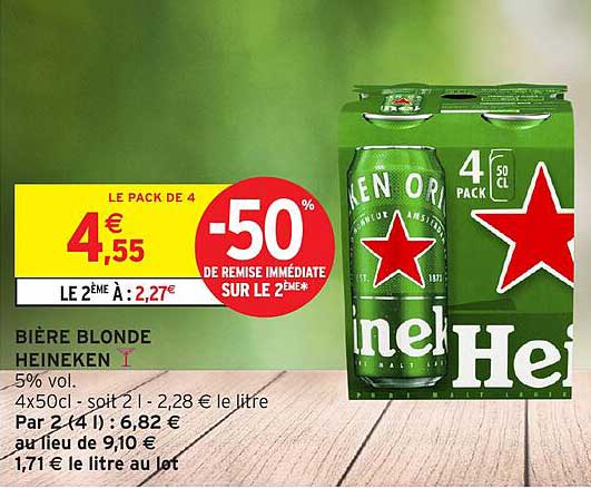 BIERRE BLONDE HEINEKEN