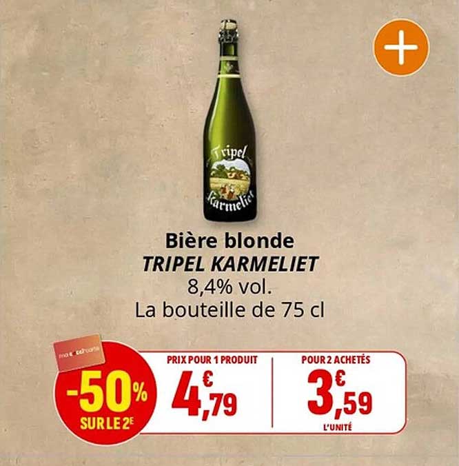 Bièvre blonde TRIPEL KARMELIET