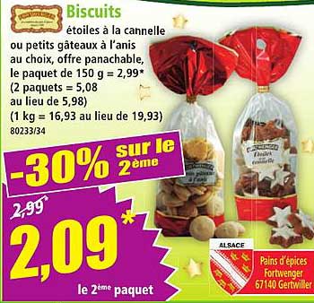 Biscuits étoiles à la cannelle ou petits gâteaux à l’anis