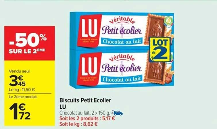 Biscuits Petit Écolier LU