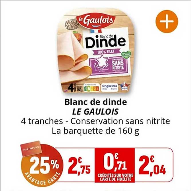 Blanc de dinde LE GAULOIS