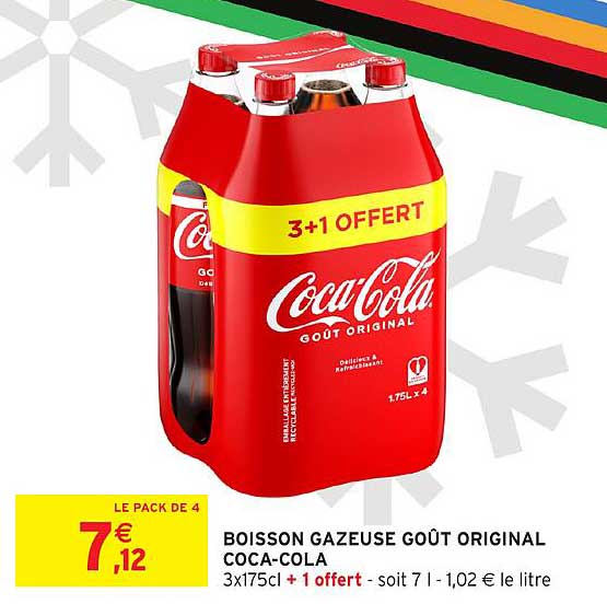 BOISSON GAZEUSE GOÛT ORIGINAL COCA-COLA