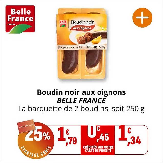 Boudin noir aux oignons
