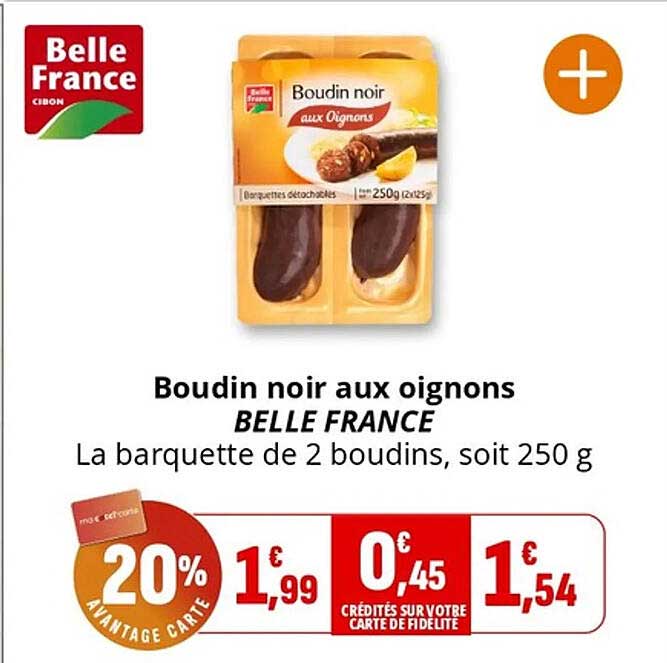 Boudin noir aux oignons BELLE FRANCE