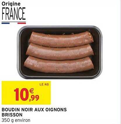 BOUDIN NOIR AUX OIGNONS BRISSON