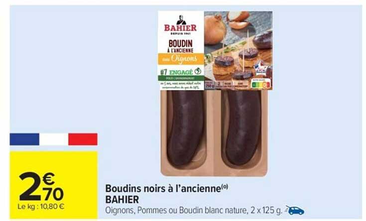 Boudins noirs à l’ancienne(0) BAHIER