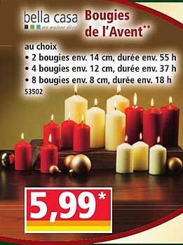 Bougies de l’Avent