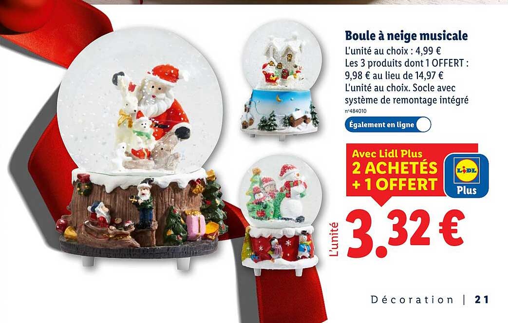 Boule à neige musicale