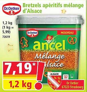 Bretzels apéritifs mélange d’Alsace
