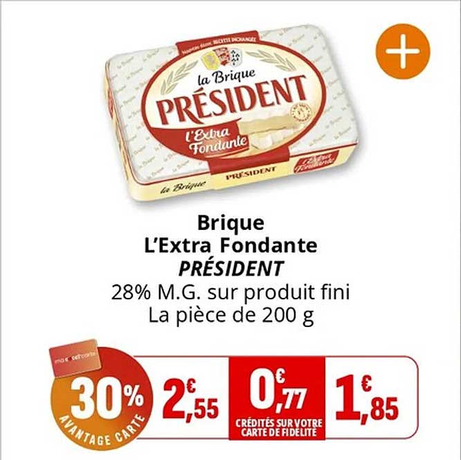 Brique L’Extra Fondante PRÉSIDENT