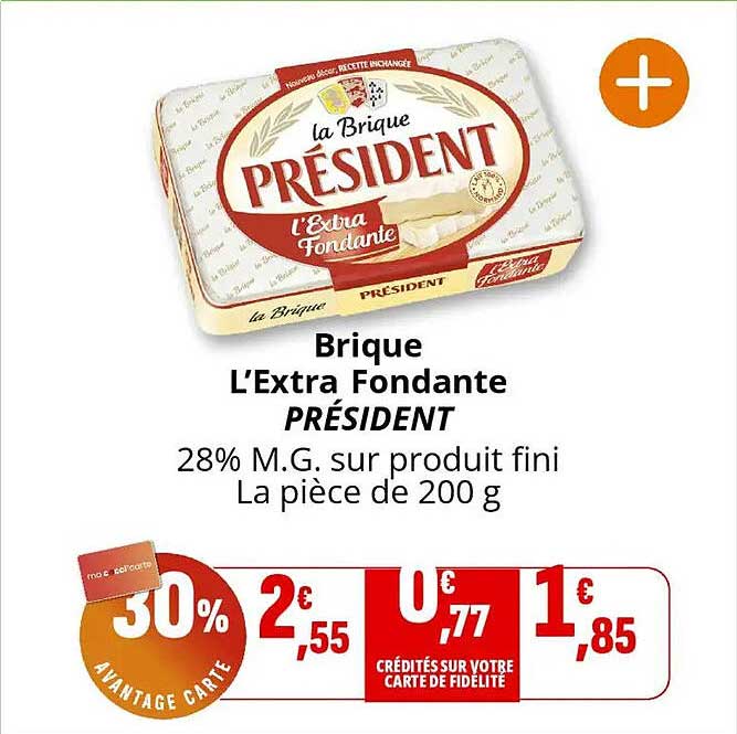 Brique L'Extra Fondante PRÉSIDENT
