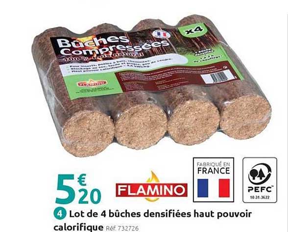 Bûches Compressées