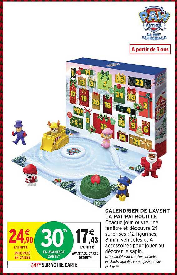 CALENDRIER DE L'AVENT LA PAT'PATROUILLE