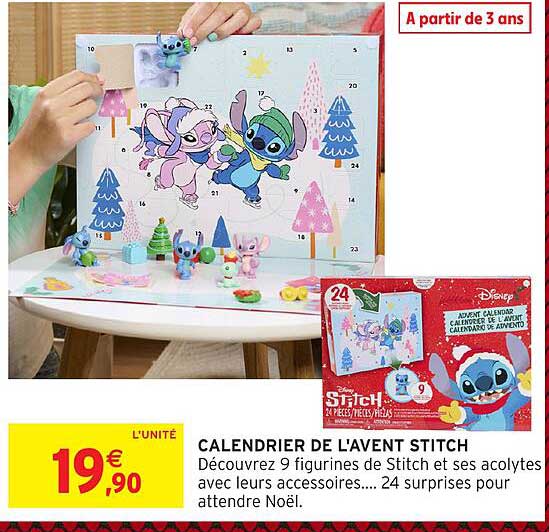 CALENDRIER DE L'AVENT STITCH