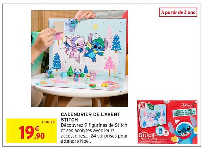 CALENDRIER DE L'AVENT STITCH