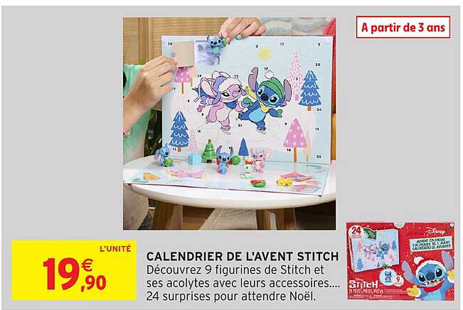 CALENDRIER DE L'AVENT STITCH