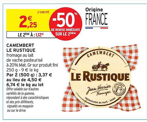 CAMEMBERT LE RUSTIQUE