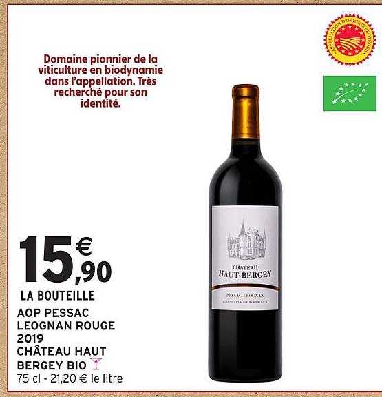 CHÂTEAU HAUT BERGEY BIO