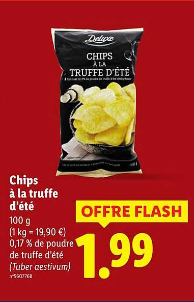 Chips à la truffe d'été