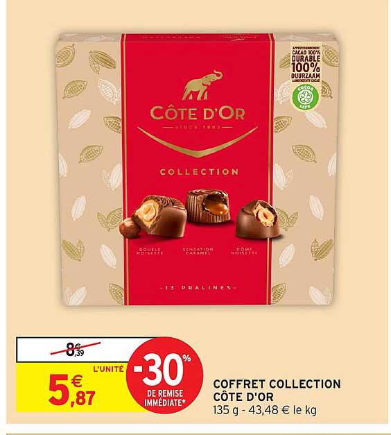 COFFRET COLLECTION CÔTE D'OR