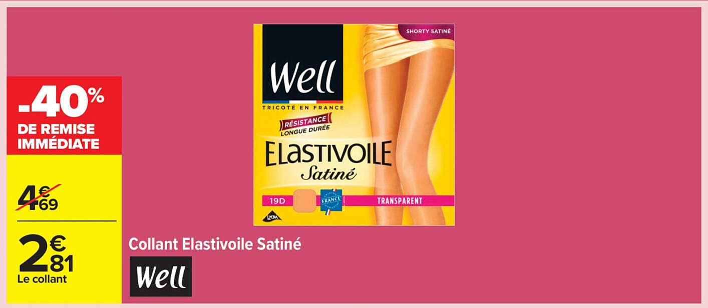 Collant Elastivoile Satiné