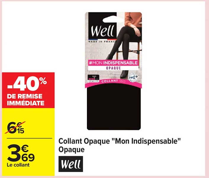 Collant Opaque "Mon Indispensable" Opaque