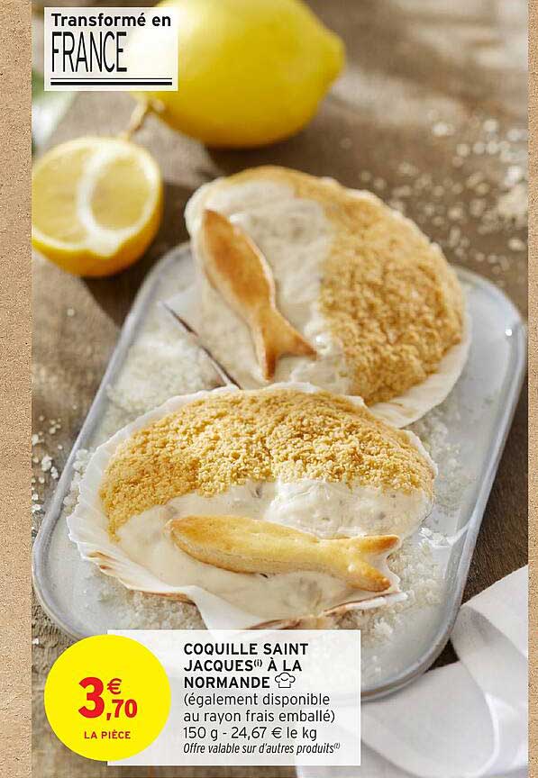 COQUILLE SAINT JACQUES® À LA NORMANDE