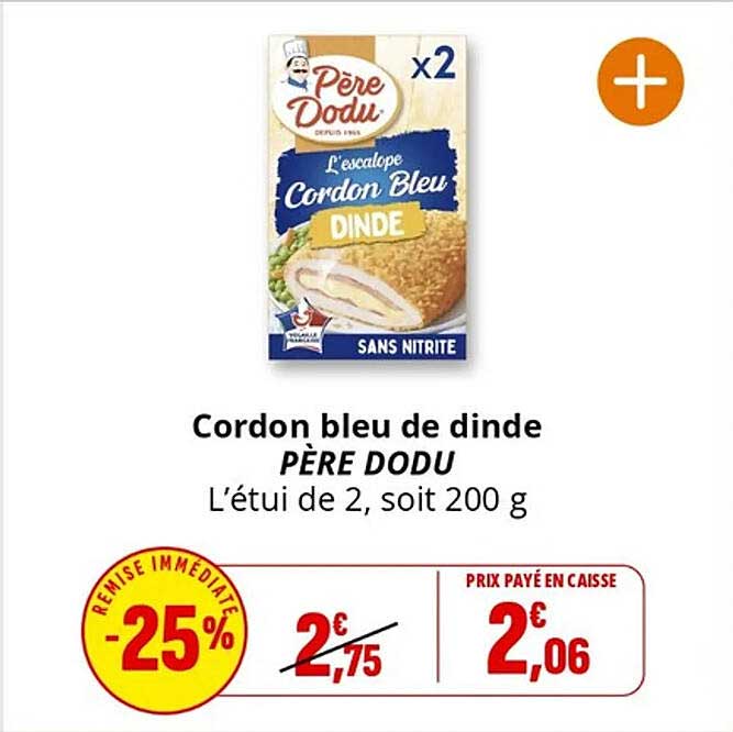 Cordon bleu de dinde