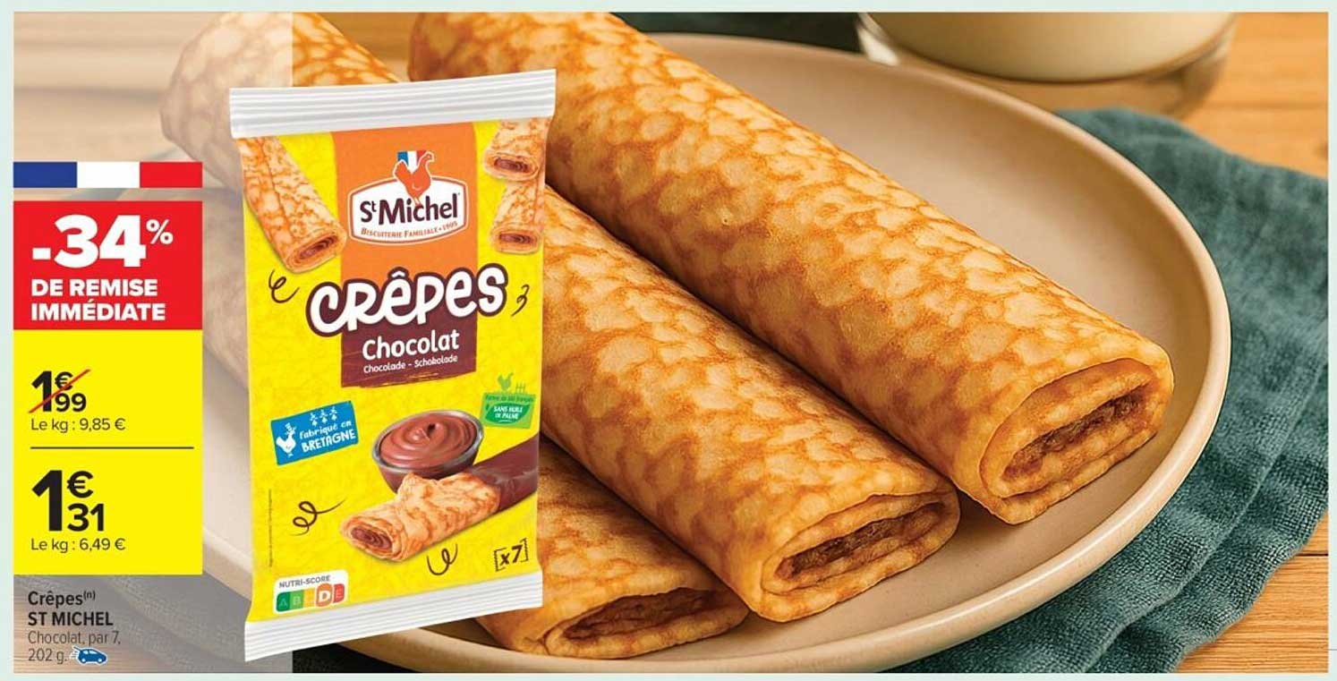 Crêpes Chocolat St Michel