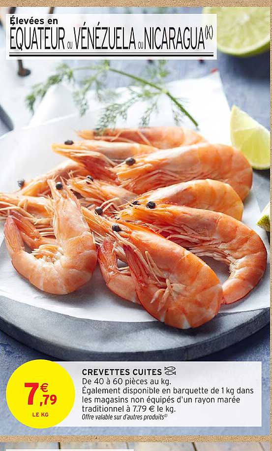 CREVETTES CUITES