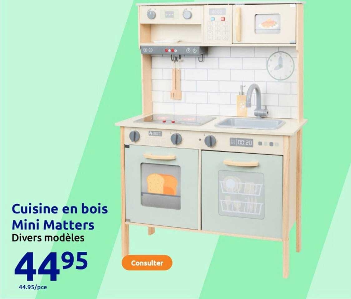 Cuisine en bois Mini Matters