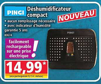 Déshumidificateur compact