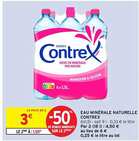 EAU MINÉRALE NATURELLE CONTREX