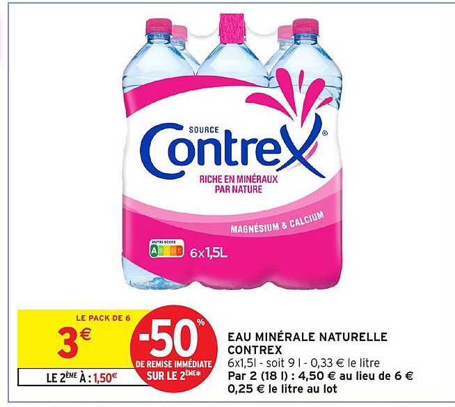 EAU MINÉRALE NATURELLE CONTREX