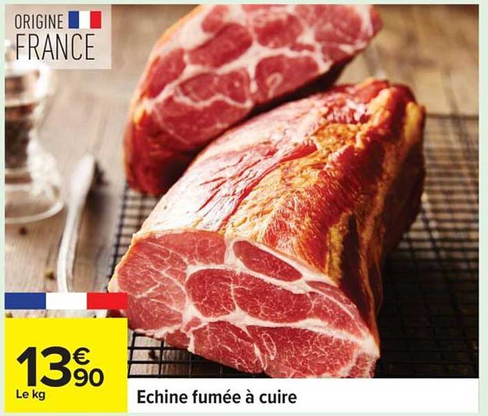 Echine fumée à cuire