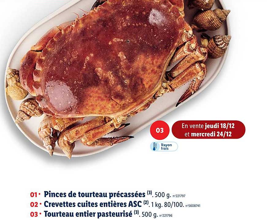 En vente jeudi 18/12 et mercredi 24/12